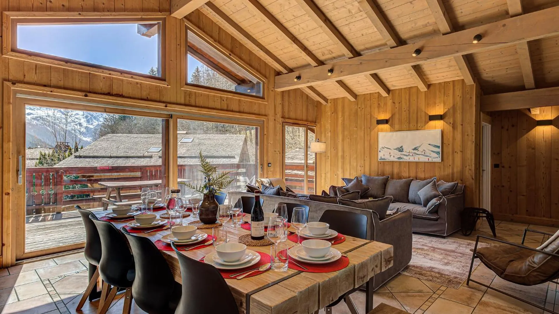 Apartment Soleil, Alpes Travel, Argentiere, Sleeps 9 Chamonix